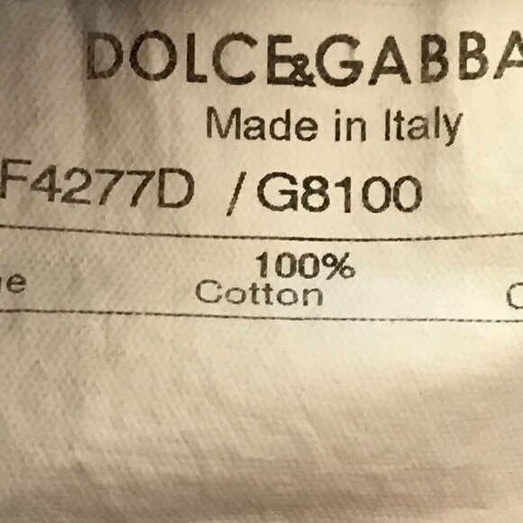 Dolce & Gabbana Denim Mini Skirt Women size 40 Blue Distressed Buckle Accent - Picture 11 of 11